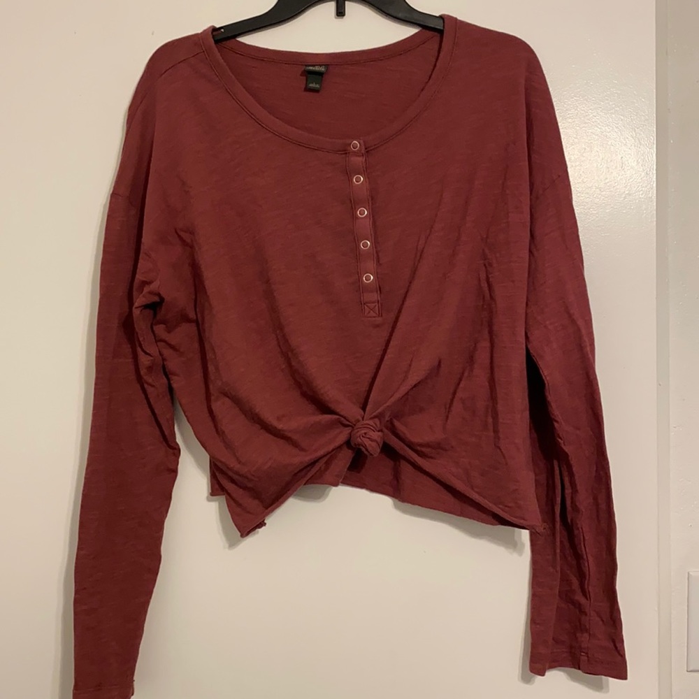 Wild Fable Burgundy Top